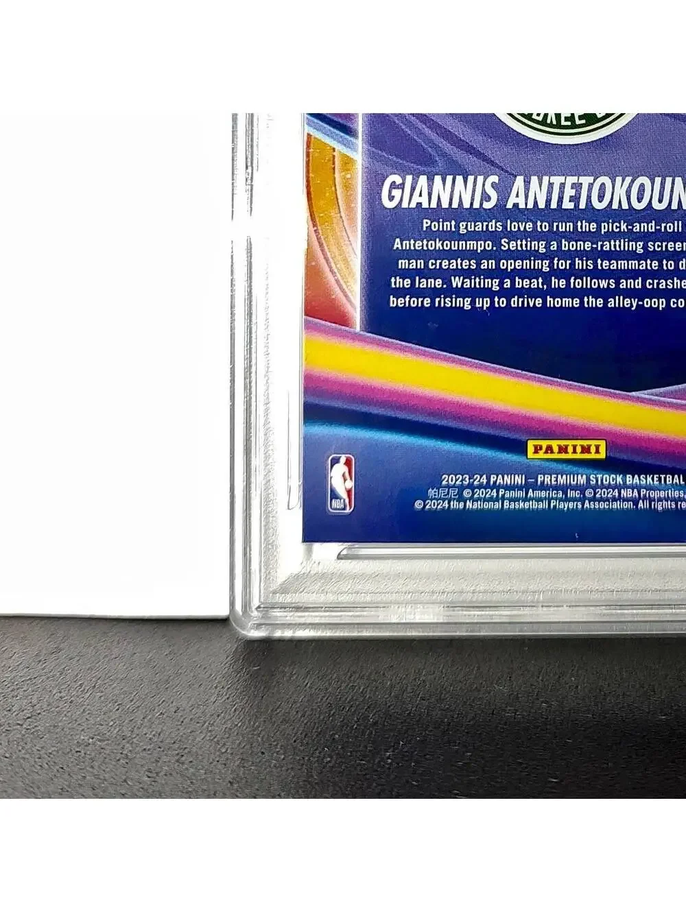 Giannis Antetokounmpo 2023 Panini Hoops Premium Anti Gravity #12 PSA 10 Gem Mint